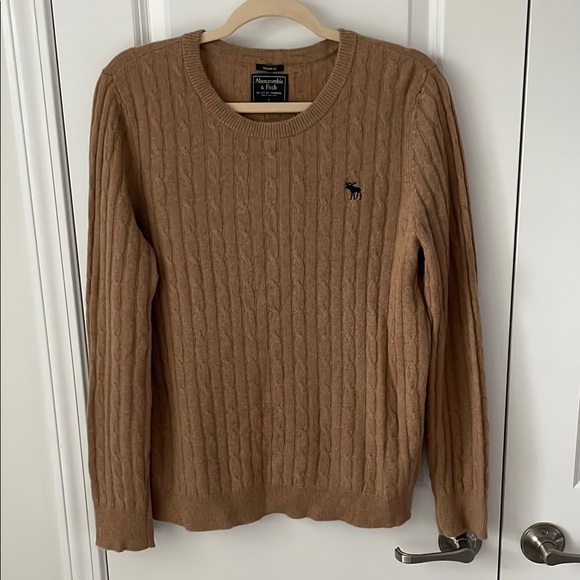 Abercrombie & Fitch Sweaters - A&F Cable Cashmere Crewneck Sweater